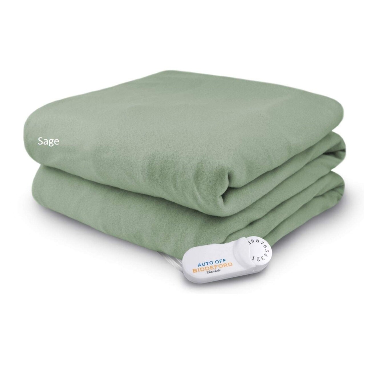 Biddeford Blankets Comfort Knit Heated Blanket with Therapeutic Heat Settings Machine Washable